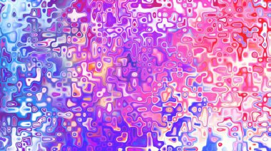 Yumuşak mor ve pembe tonlara sahip soyut organik hücresel doku, sıvı mozaik desen ve rüya gibi dijital yüzey