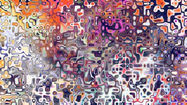 Yumuşak mor ve pembe tonlara sahip soyut organik hücresel doku, sıvı mozaik desen ve rüya gibi dijital yüzey