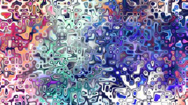 Yumuşak mor ve pembe tonlara sahip soyut organik hücresel doku, sıvı mozaik desen ve rüya gibi dijital yüzey