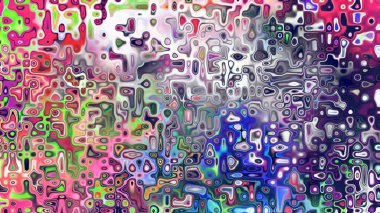 Yumuşak mor ve pembe tonlara sahip soyut organik hücresel doku, sıvı mozaik desen ve rüya gibi dijital yüzey