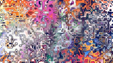 Yumuşak mor ve pembe tonlara sahip soyut organik hücresel doku, sıvı mozaik desen ve rüya gibi dijital yüzey