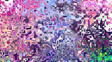 Yumuşak mor ve pembe tonlara sahip soyut organik hücresel doku, sıvı mozaik desen ve rüya gibi dijital yüzey