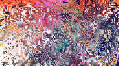 Yumuşak mor ve pembe tonlara sahip soyut organik hücresel doku, sıvı mozaik desen ve rüya gibi dijital yüzey