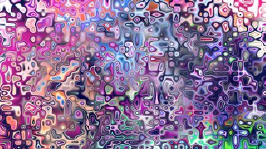 Yumuşak mor ve pembe tonlara sahip soyut organik hücresel doku, sıvı mozaik desen ve rüya gibi dijital yüzey