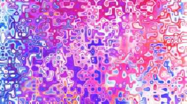 Yumuşak mor ve pembe tonlara sahip soyut organik hücresel doku, sıvı mozaik desen ve rüya gibi dijital yüzey