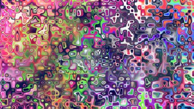 Yumuşak mor ve pembe tonlara sahip soyut organik hücresel doku, sıvı mozaik desen ve rüya gibi dijital yüzey