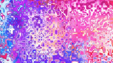 Yumuşak mor ve pembe tonlara sahip soyut organik hücresel doku, sıvı mozaik desen ve rüya gibi dijital yüzey