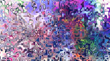 Yumuşak mor ve pembe tonlara sahip soyut organik hücresel doku, sıvı mozaik desen ve rüya gibi dijital yüzey