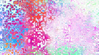 Yumuşak mor ve pembe tonlara sahip soyut organik hücresel doku, sıvı mozaik desen ve rüya gibi dijital yüzey