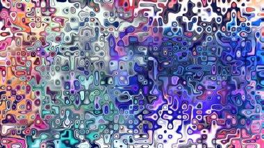 Yumuşak mor ve pembe tonlara sahip soyut organik hücresel doku, sıvı mozaik desen ve rüya gibi dijital yüzey