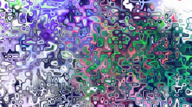 Yumuşak mor ve pembe tonlara sahip soyut organik hücresel doku, sıvı mozaik desen ve rüya gibi dijital yüzey