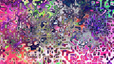 Yumuşak mor ve pembe tonlara sahip soyut organik hücresel doku, sıvı mozaik desen ve rüya gibi dijital yüzey