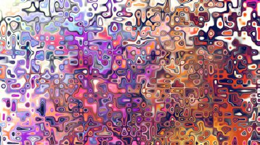 Yumuşak mor ve pembe tonlara sahip soyut organik hücresel doku, sıvı mozaik desen ve rüya gibi dijital yüzey