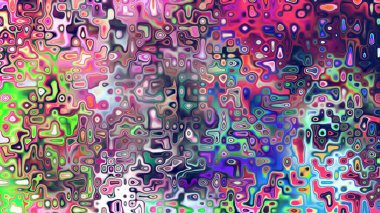 Yumuşak mor ve pembe tonlara sahip soyut organik hücresel doku, sıvı mozaik desen ve rüya gibi dijital yüzey