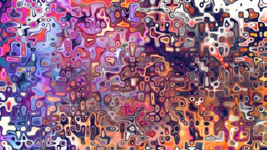 Yumuşak mor ve pembe tonlara sahip soyut organik hücresel doku, sıvı mozaik desen ve rüya gibi dijital yüzey