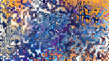 Yumuşak mor ve pembe tonlara sahip soyut organik hücresel doku, sıvı mozaik desen ve rüya gibi dijital yüzey