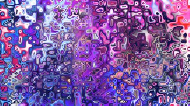 Yumuşak mor ve pembe tonlara sahip soyut organik hücresel doku, sıvı mozaik desen ve rüya gibi dijital yüzey