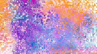 Yumuşak mor ve pembe tonlara sahip soyut organik hücresel doku, sıvı mozaik desen ve rüya gibi dijital yüzey