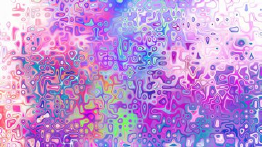 Yumuşak mor ve pembe tonlara sahip soyut organik hücresel doku, sıvı mozaik desen ve rüya gibi dijital yüzey