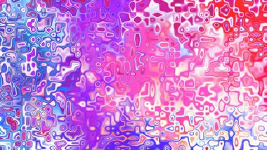 Yumuşak mor ve pembe tonlara sahip soyut organik hücresel doku, sıvı mozaik desen ve rüya gibi dijital yüzey