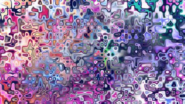 Yumuşak mor ve pembe tonlara sahip soyut organik hücresel doku, sıvı mozaik desen ve rüya gibi dijital yüzey