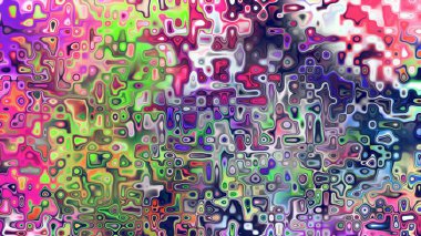 Yumuşak mor ve pembe tonlara sahip soyut organik hücresel doku, sıvı mozaik desen ve rüya gibi dijital yüzey