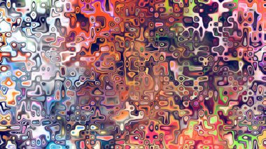 Yumuşak mor ve pembe tonlara sahip soyut organik hücresel doku, sıvı mozaik desen ve rüya gibi dijital yüzey