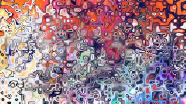 Yumuşak mor ve pembe tonlara sahip soyut organik hücresel doku, sıvı mozaik desen ve rüya gibi dijital yüzey