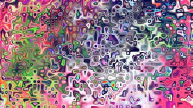 Yumuşak mor ve pembe tonlara sahip soyut organik hücresel doku, sıvı mozaik desen ve rüya gibi dijital yüzey