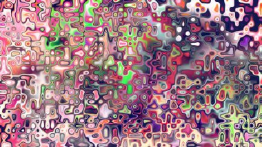 Yumuşak mor ve pembe tonlara sahip soyut organik hücresel doku, sıvı mozaik desen ve rüya gibi dijital yüzey