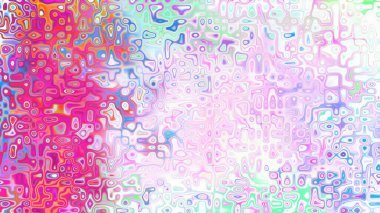 Yumuşak mor ve pembe tonlara sahip soyut organik hücresel doku, sıvı mozaik desen ve rüya gibi dijital yüzey