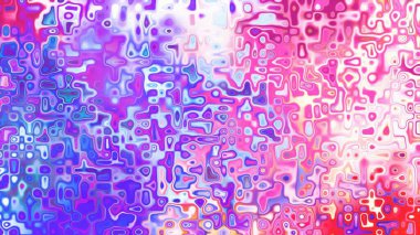 Yumuşak mor ve pembe tonlara sahip soyut organik hücresel doku, sıvı mozaik desen ve rüya gibi dijital yüzey