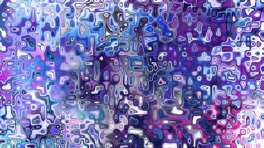 Yumuşak mor ve pembe tonlara sahip soyut organik hücresel doku, sıvı mozaik desen ve rüya gibi dijital yüzey