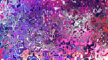 Yumuşak mor ve pembe tonlara sahip soyut organik hücresel doku, sıvı mozaik desen ve rüya gibi dijital yüzey