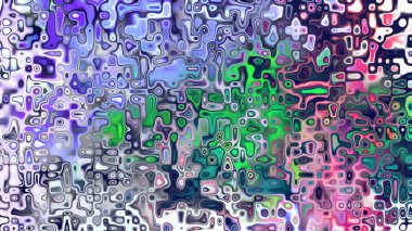 Yumuşak mor ve pembe tonlara sahip soyut organik hücresel doku, sıvı mozaik desen ve rüya gibi dijital yüzey