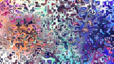 Yumuşak mor ve pembe tonlara sahip soyut organik hücresel doku, sıvı mozaik desen ve rüya gibi dijital yüzey