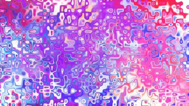 Yumuşak mor ve pembe tonlara sahip soyut organik hücresel doku, sıvı mozaik desen ve rüya gibi dijital yüzey