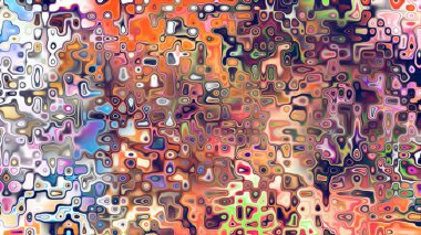 Yumuşak mor ve pembe tonlara sahip soyut organik hücresel doku, sıvı mozaik desen ve rüya gibi dijital yüzey