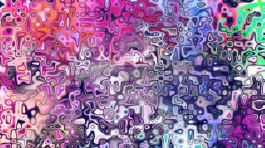 Yumuşak mor ve pembe tonlara sahip soyut organik hücresel doku, sıvı mozaik desen ve rüya gibi dijital yüzey