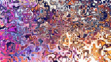 Yumuşak mor ve pembe tonlara sahip soyut organik hücresel doku, sıvı mozaik desen ve rüya gibi dijital yüzey