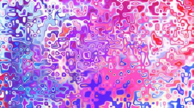 Yumuşak mor ve pembe tonlara sahip soyut organik hücresel doku, sıvı mozaik desen ve rüya gibi dijital yüzey