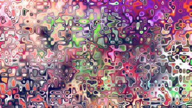 Yumuşak mor ve pembe tonlara sahip soyut organik hücresel doku, sıvı mozaik desen ve rüya gibi dijital yüzey