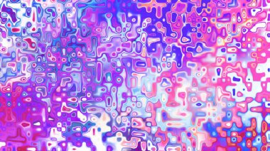 Yumuşak mor ve pembe tonlara sahip soyut organik hücresel doku, sıvı mozaik desen ve rüya gibi dijital yüzey