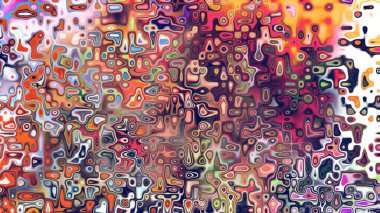 Yumuşak mor ve pembe tonlara sahip soyut organik hücresel doku, sıvı mozaik desen ve rüya gibi dijital yüzey