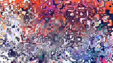 Yumuşak mor ve pembe tonlara sahip soyut organik hücresel doku, sıvı mozaik desen ve rüya gibi dijital yüzey