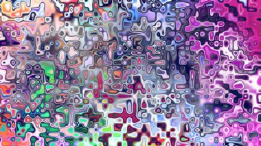 Yumuşak mor ve pembe tonlara sahip soyut organik hücresel doku, sıvı mozaik desen ve rüya gibi dijital yüzey