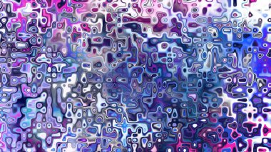 Yumuşak mor ve pembe tonlara sahip soyut organik hücresel doku, sıvı mozaik desen ve rüya gibi dijital yüzey