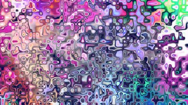 Yumuşak mor ve pembe tonlara sahip soyut organik hücresel doku, sıvı mozaik desen ve rüya gibi dijital yüzey