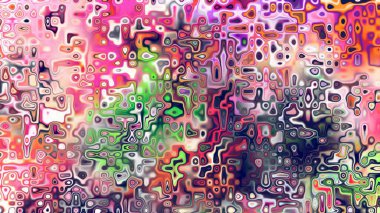 Yumuşak mor ve pembe tonlara sahip soyut organik hücresel doku, sıvı mozaik desen ve rüya gibi dijital yüzey