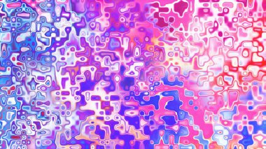 Yumuşak mor ve pembe tonlara sahip soyut organik hücresel doku, sıvı mozaik desen ve rüya gibi dijital yüzey